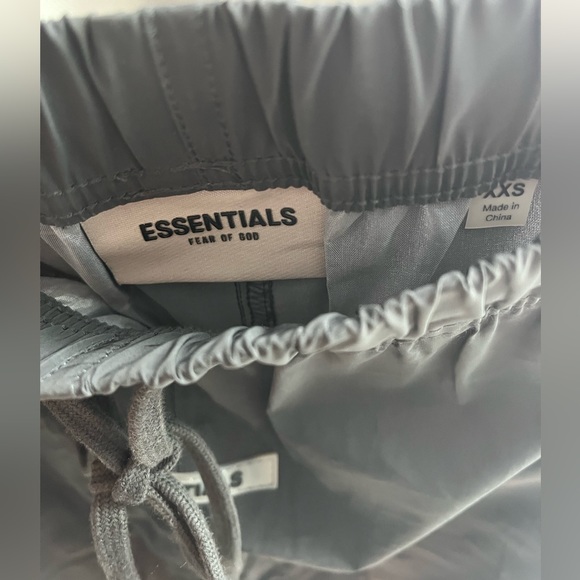 Essentials Black Reflective Track Pants - Picture 3 of 3